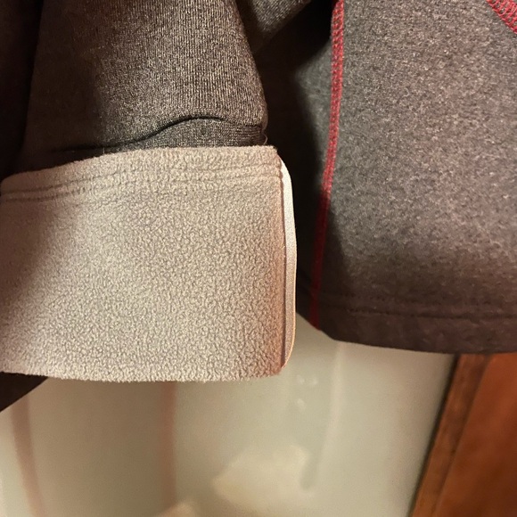 Athleta Women Zip Fleece Workout Gym Jacket-L - Picture 2 of 9